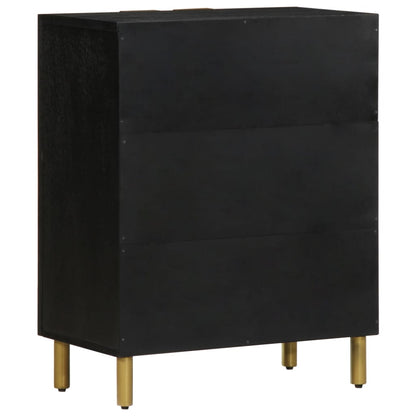 vidaXL Sideboard Black 60x33x75 cm Engineered Wood