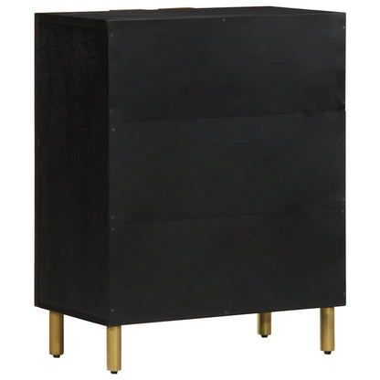vidaXL Sideboard Black 60x33x75 cm Engineered Wood