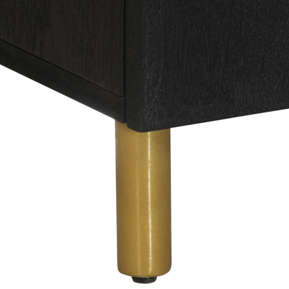 vidaXL Sideboard Black 60x33x75 cm Engineered Wood