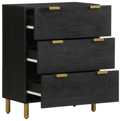 vidaXL Sideboard Black 60x33x75 cm Engineered Wood