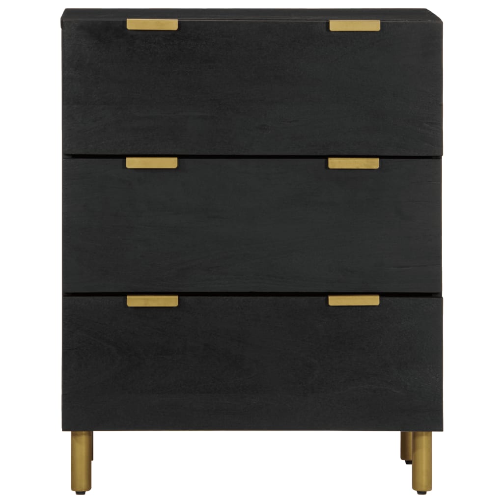 vidaXL Sideboard Black 60x33x75 cm Engineered Wood