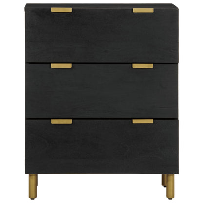 vidaXL Sideboard Black 60x33x75 cm Engineered Wood