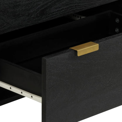vidaXL Sideboard Black 60x33x75 cm Engineered Wood