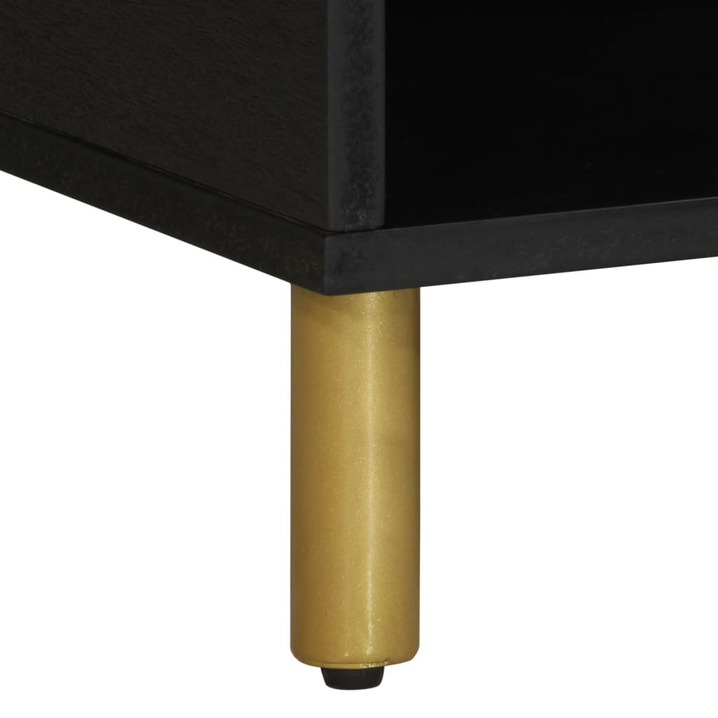 vidaXL Coffee Table Black 80x50x40 cm Engineered Wood