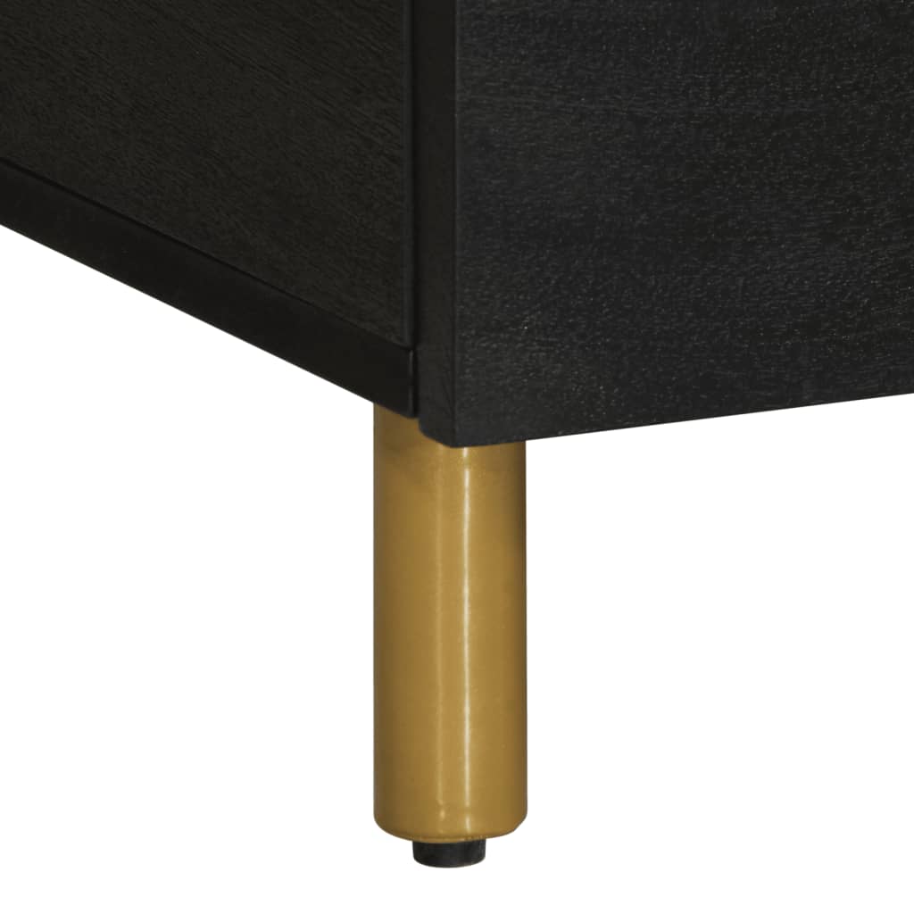 vidaXL Coffee Table Black 80x50x40 cm Engineered Wood
