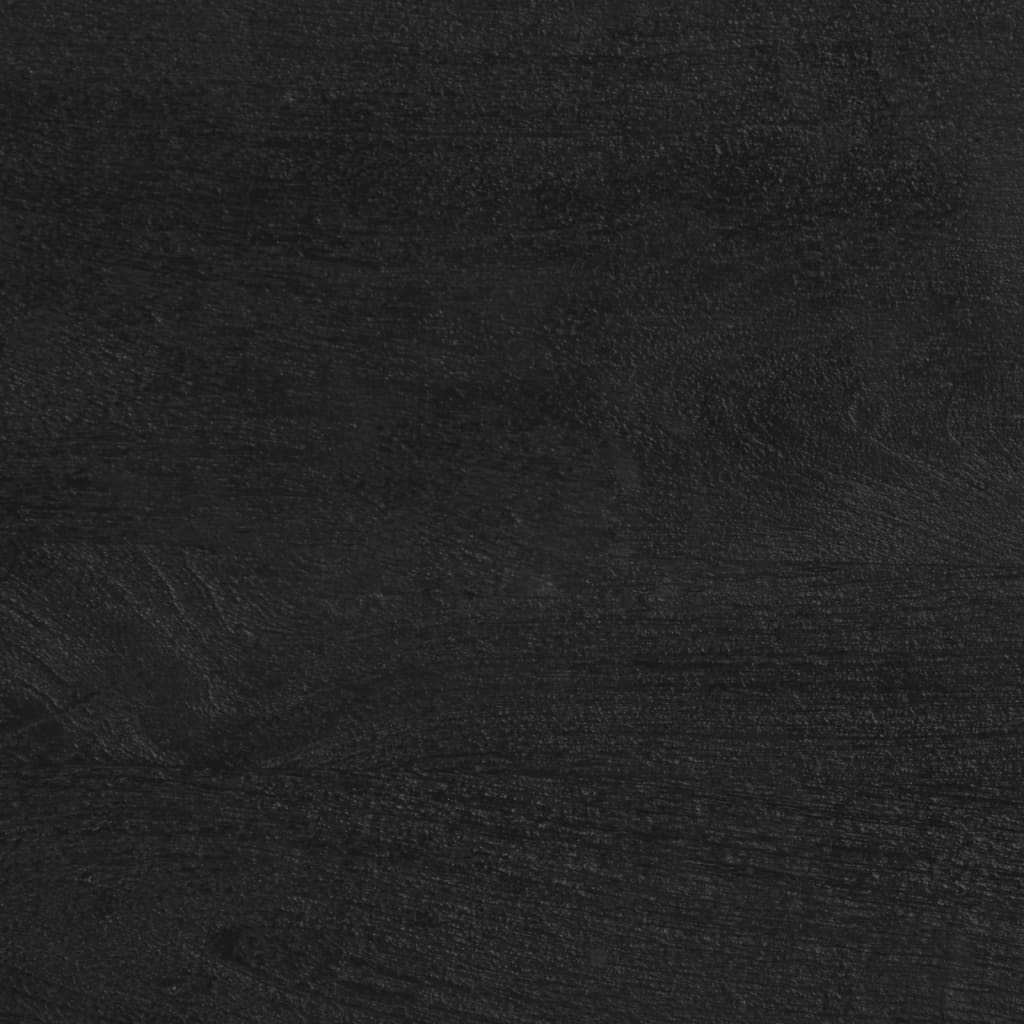 vidaXL Bedside Cabinet Black 50x33x62 cm Engineered Wood