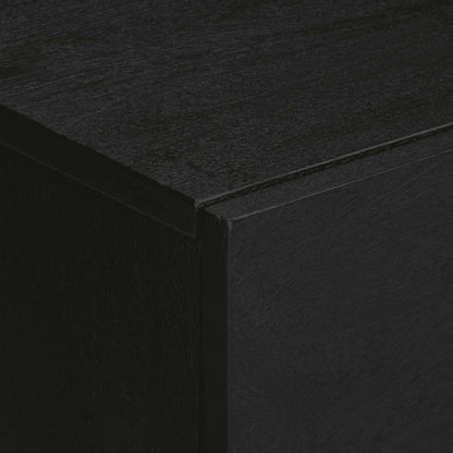 vidaXL Bedside Cabinet Black 50x33x60 cm Engineered Wood
