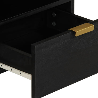 vidaXL Coffee Table Black 80x54x40 cm Engineered Wood