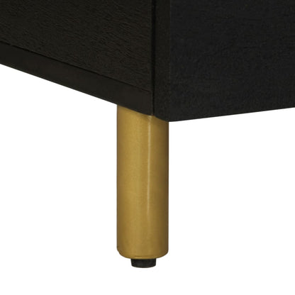 vidaXL Coffee Table Black 80x54x40 cm Engineered Wood
