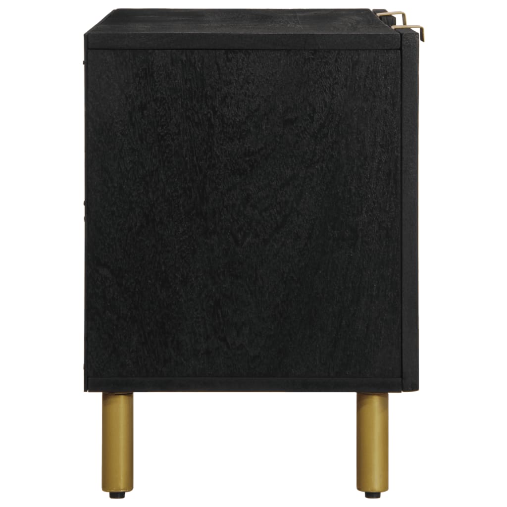 vidaXL TV Cabinet Black 105x33x46 cm Engineered Wood