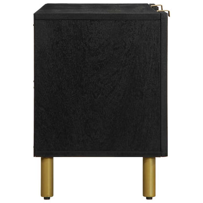 vidaXL TV Cabinet Black 105x33x46 cm Engineered Wood