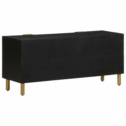 vidaXL TV Cabinet Black 105x33x46 cm Engineered Wood