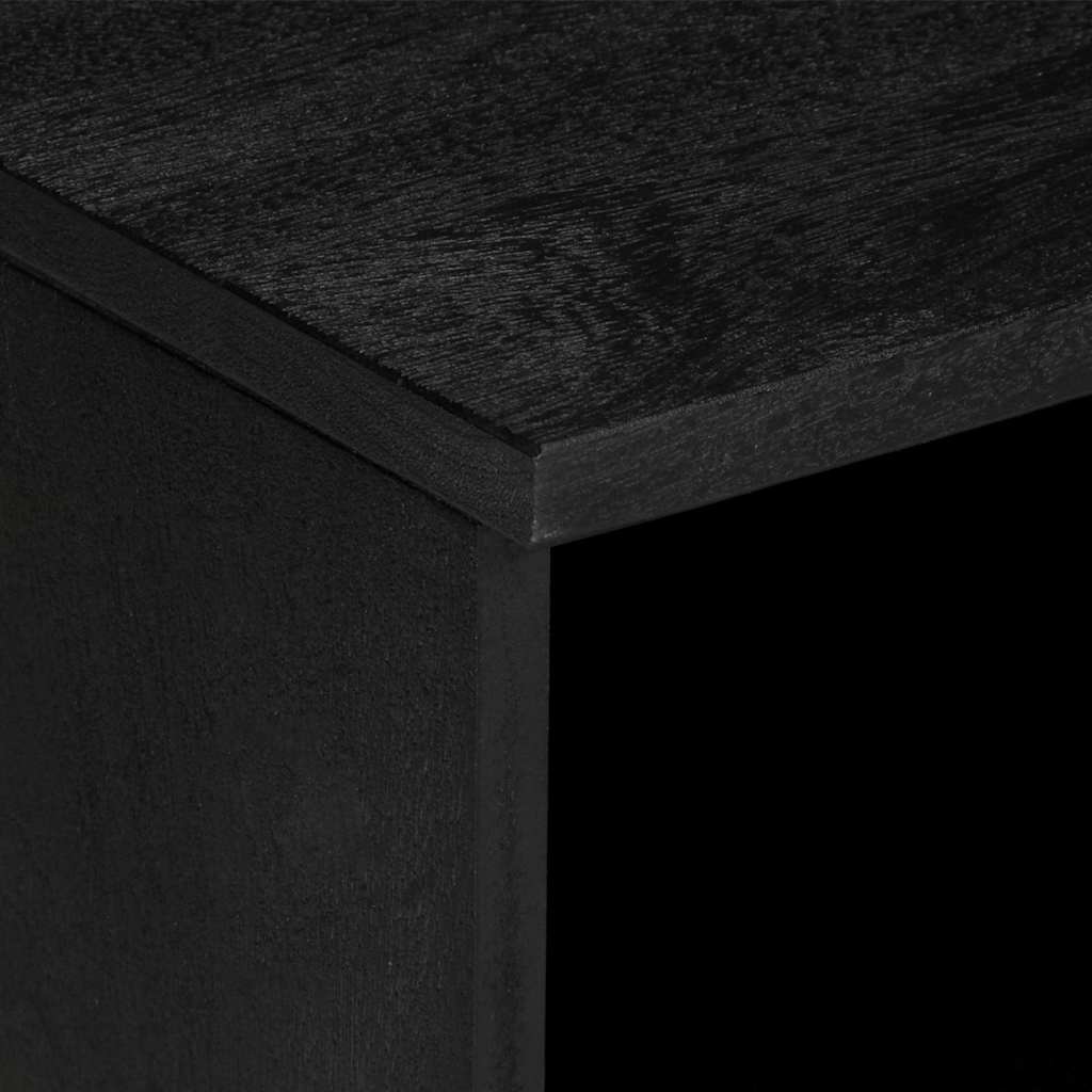 vidaXL TV Cabinet Black 80x33x46 cm Engineered Wood