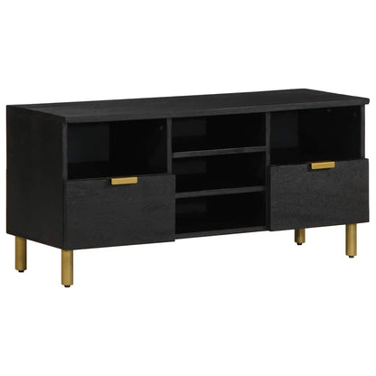 vidaXL TV Cabinet Black 100x33x46 cm Engineered Wood