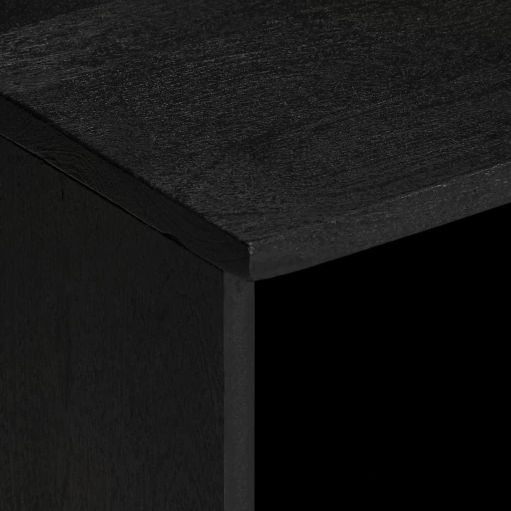 vidaXL TV Cabinet Black 100x33x46 cm Engineered Wood
