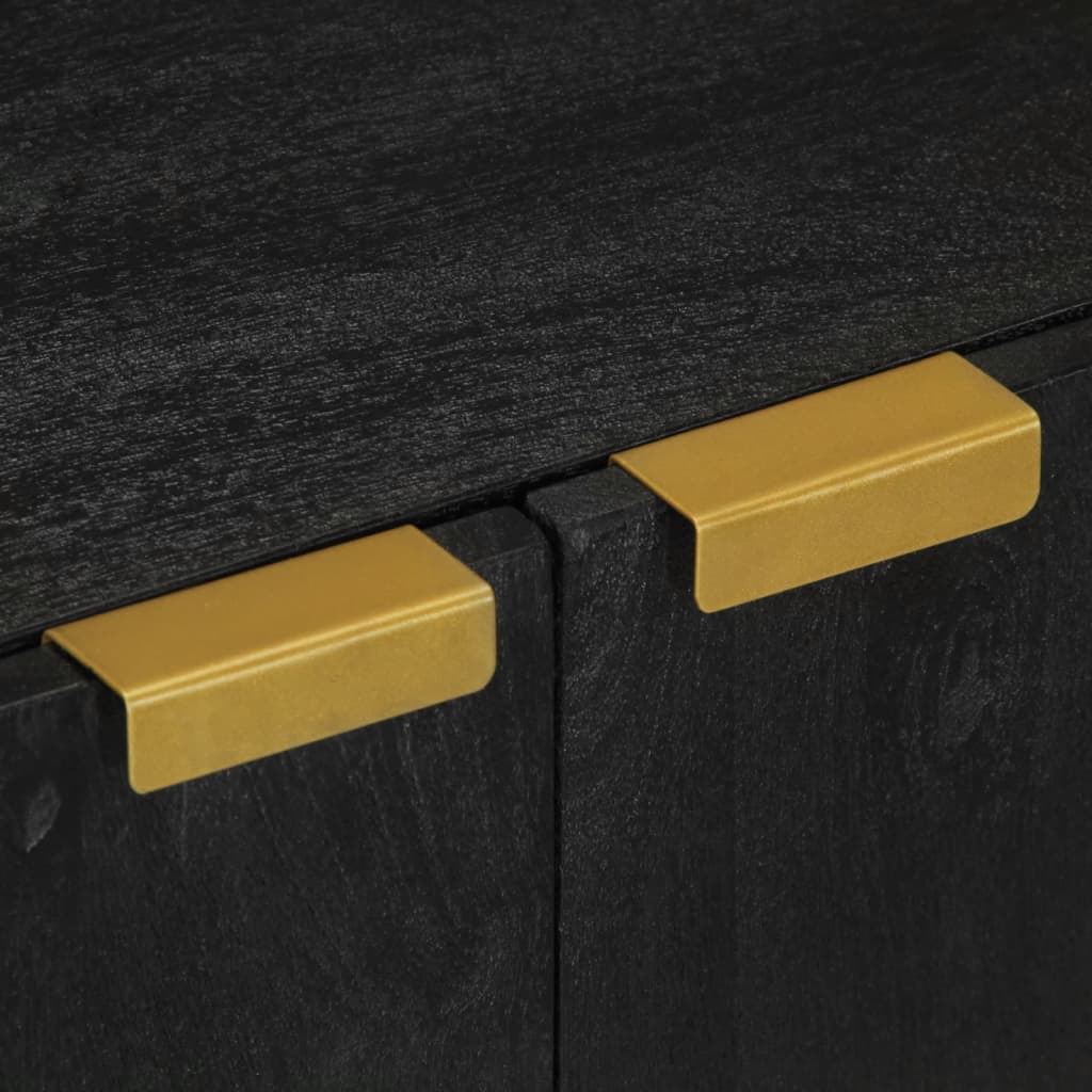 vidaXL Bathroom Sink Cabinet Black 62x33x58 cm Engineered Wood