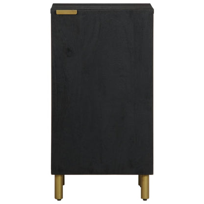 vidaXL Sideboard Black 40x33x75 cm Engineered Wood