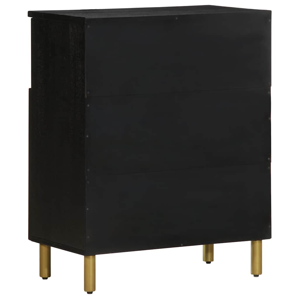 vidaXL Sideboard Black 60x33x75 cm Engineered Wood