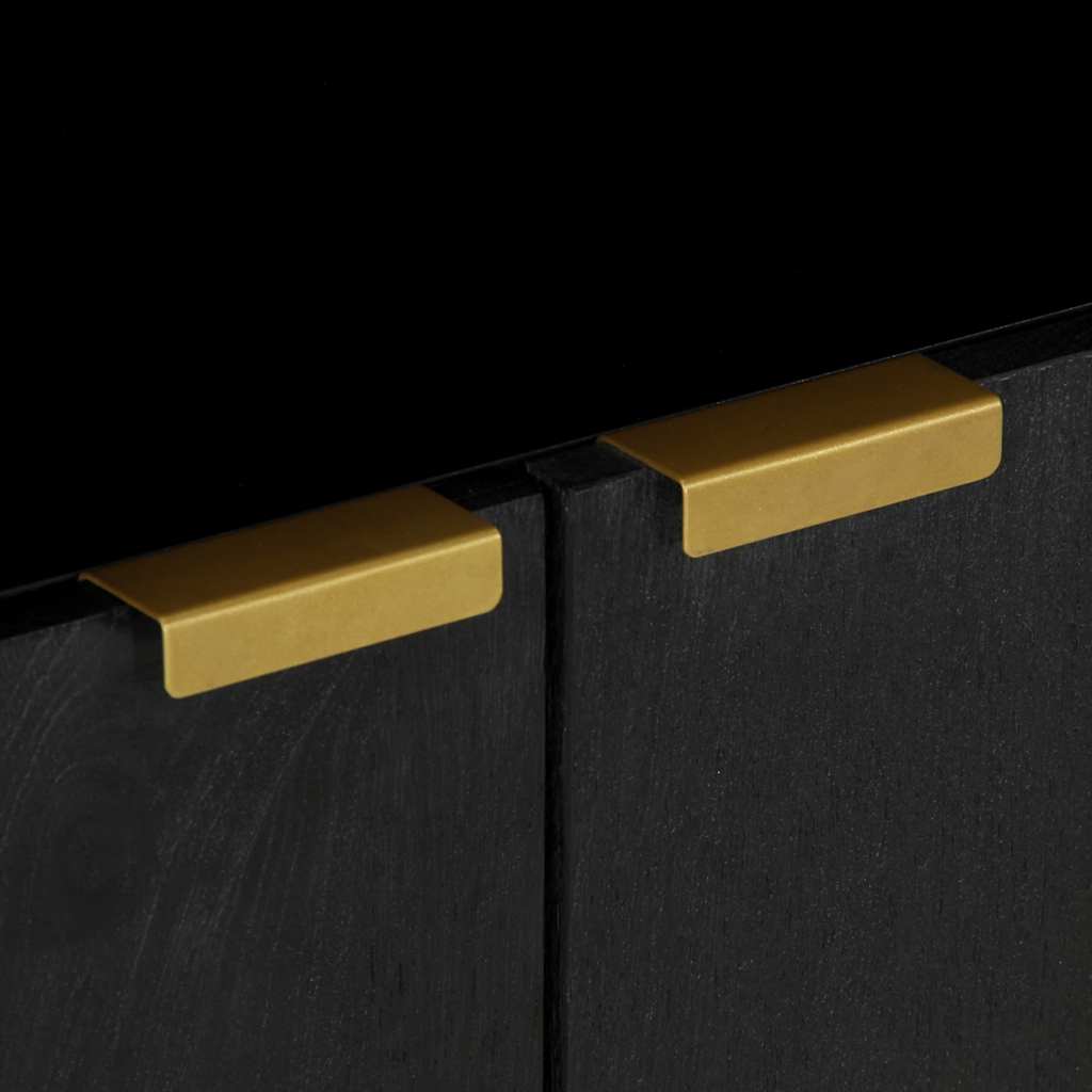 vidaXL Sideboard Black 60x33x75 cm Engineered Wood
