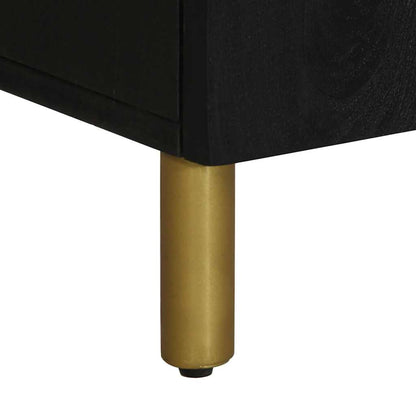vidaXL Sideboard Black 60x33x75 cm Engineered Wood