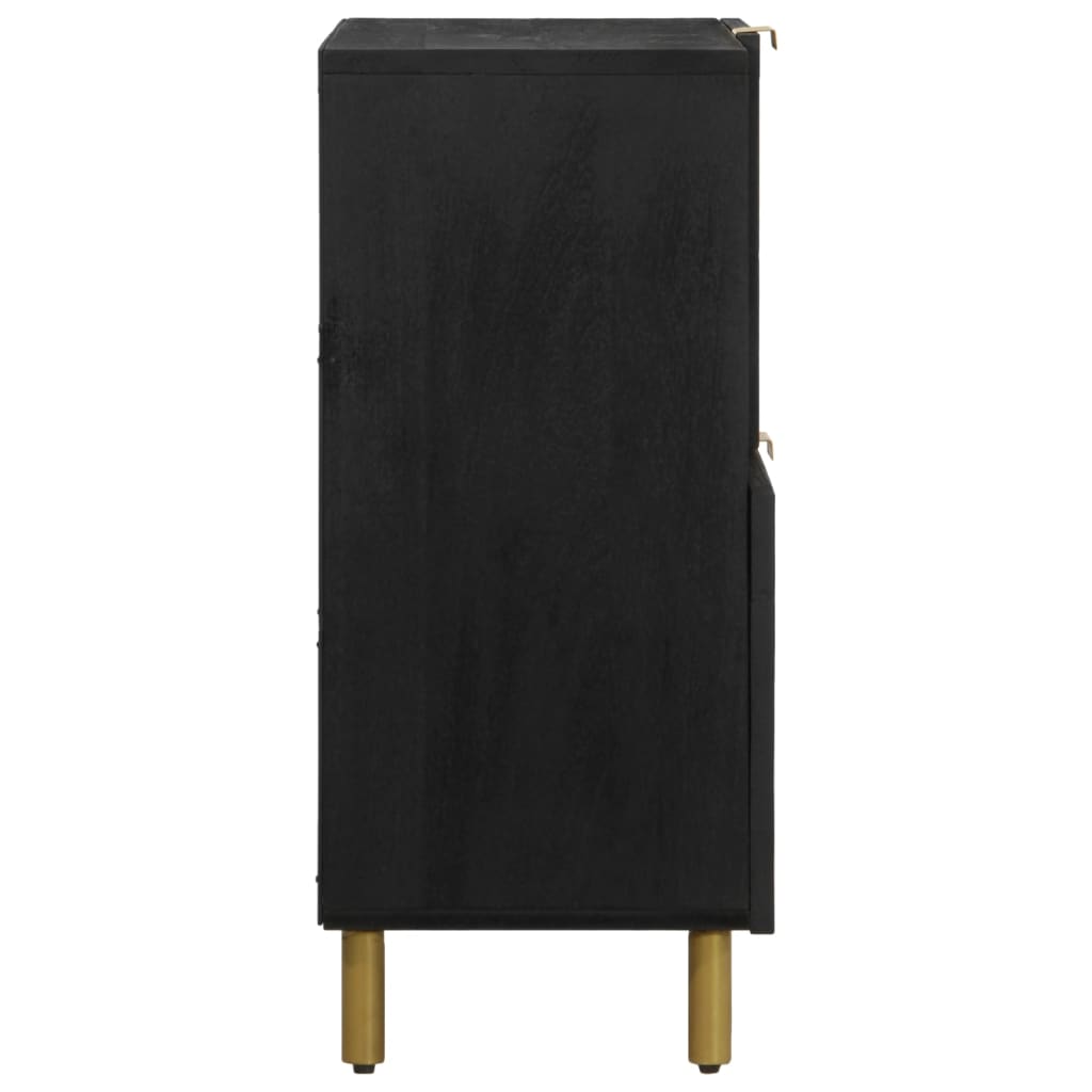 vidaXL Sideboard Black 80x33x75 cm Engineered Wood