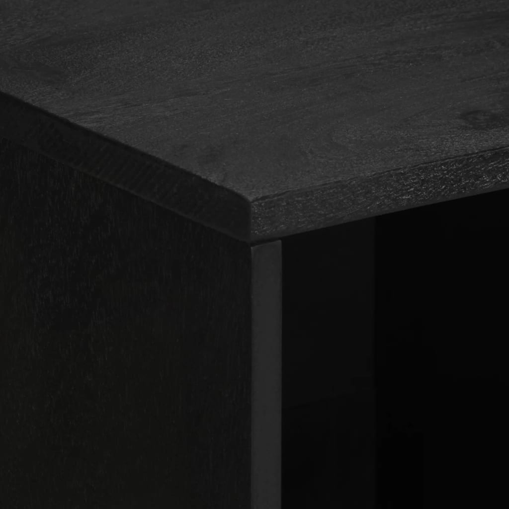 vidaXL Sideboard Black 80x33x75 cm Engineered Wood