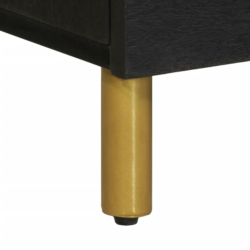 vidaXL Sideboard Black 80x33x75 cm Engineered Wood