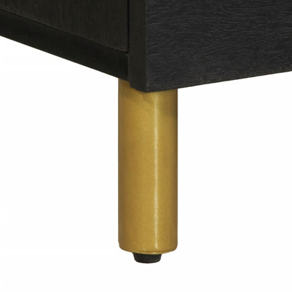 vidaXL Sideboard Black 80x33x75 cm Engineered Wood