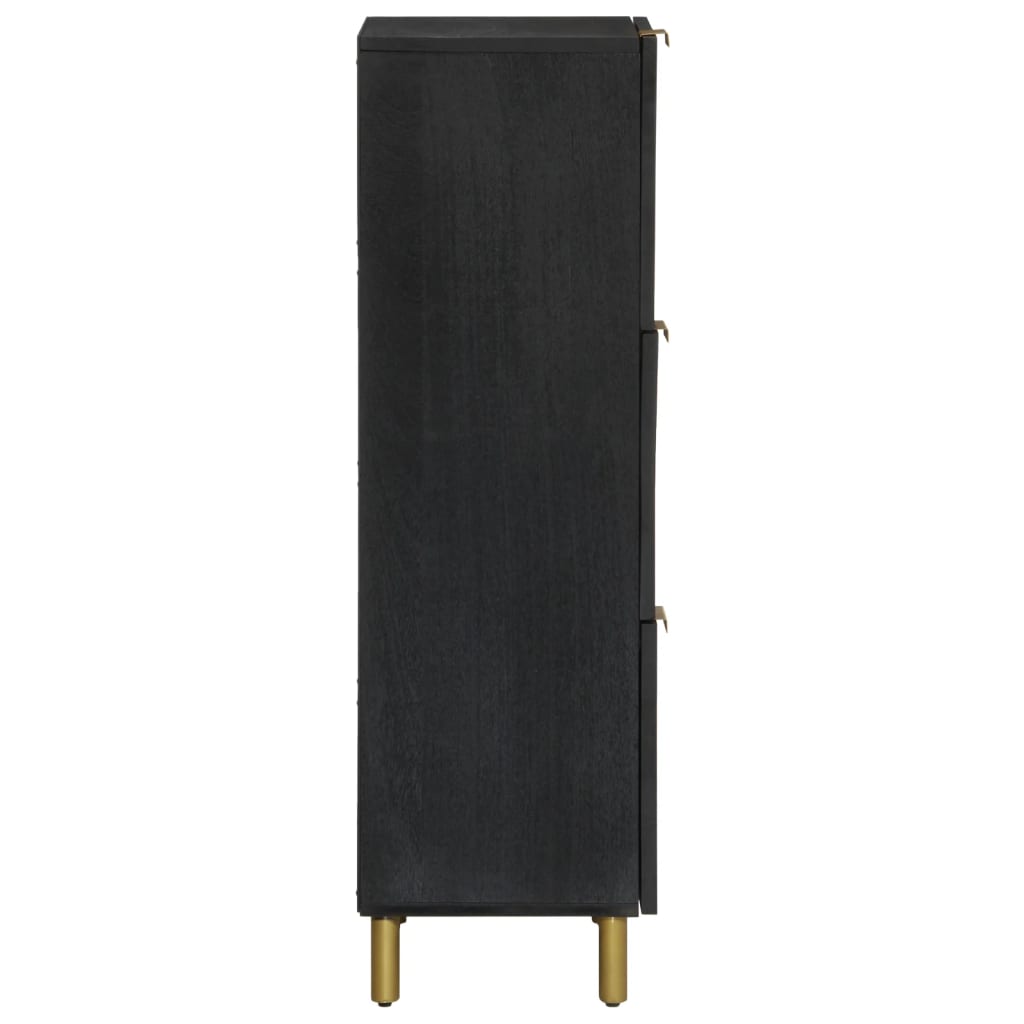 vidaXL Highboard Black 40x33x110 cm Engineered Wood