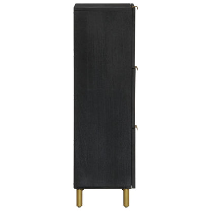 vidaXL Highboard Black 40x33x110 cm Engineered Wood