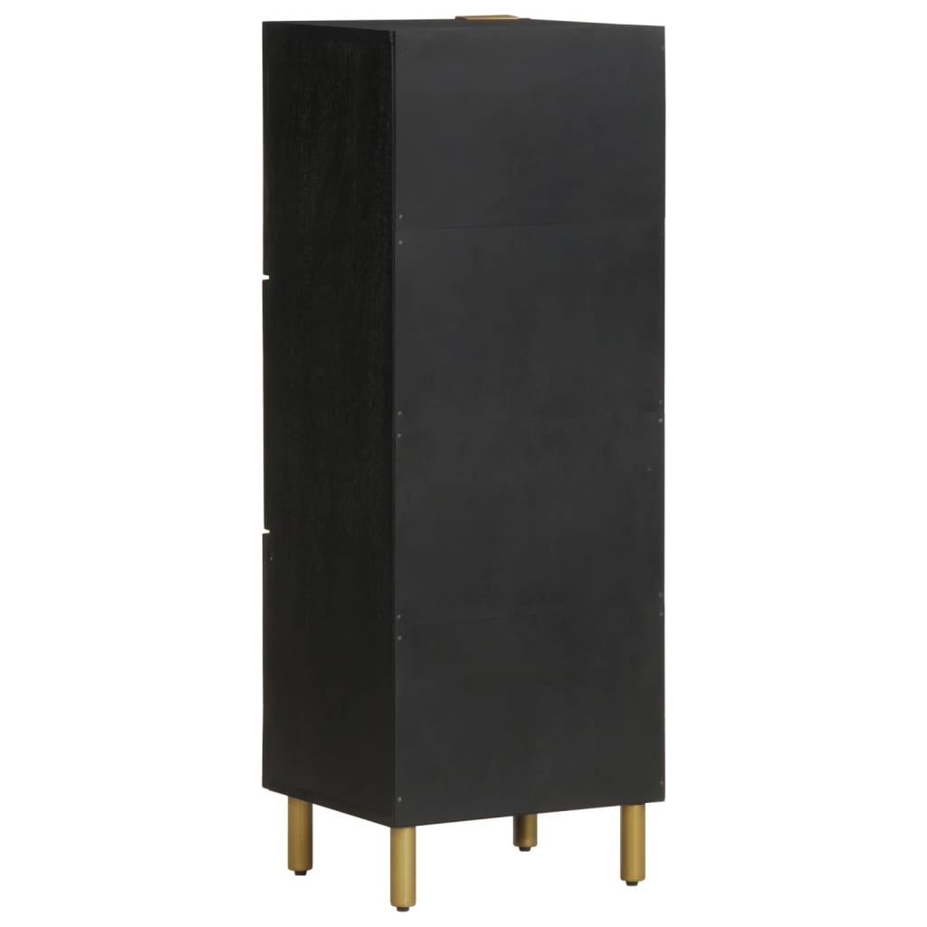 vidaXL Highboard Black 40x33x110 cm Engineered Wood