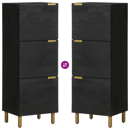 vidaXL Highboard Black 40x33x110 cm Engineered Wood