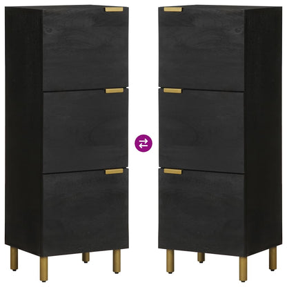 vidaXL Highboard Black 40x33x110 cm Engineered Wood