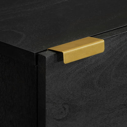vidaXL Highboard Black 40x33x110 cm Engineered Wood