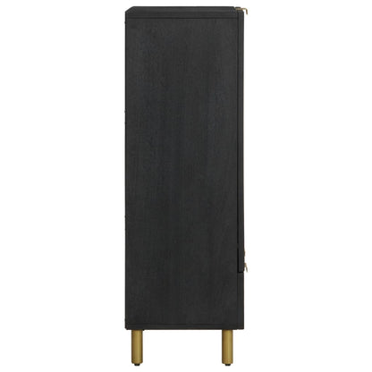 vidaXL Highboard Black 60x33x100 cm Engineered Wood