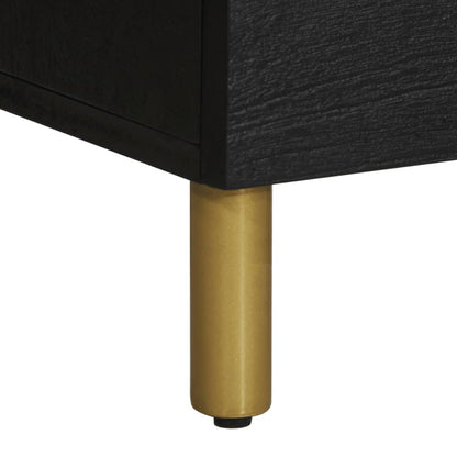 vidaXL Highboard Black 60x33x100 cm Engineered Wood