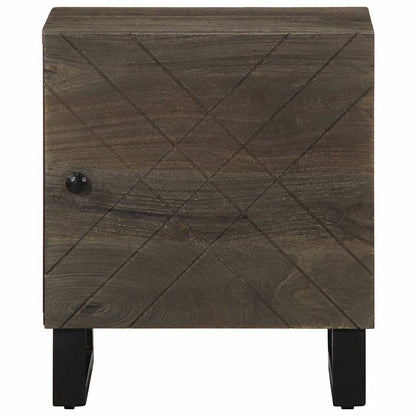 vidaXL Bedside Cabinets 2 pcs Black 40x33x46 cm Solid Wood Mango
