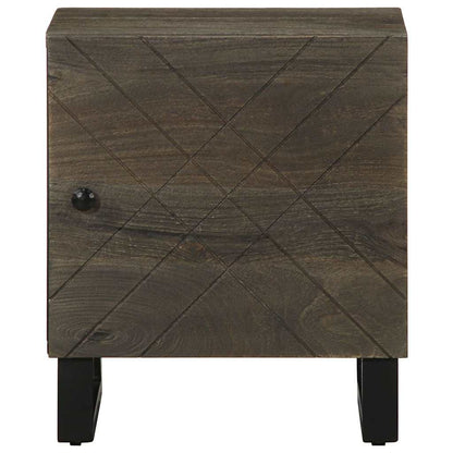 vidaXL Bedside Cabinets 2 pcs Black 40x33x46 cm Solid Wood Mango
