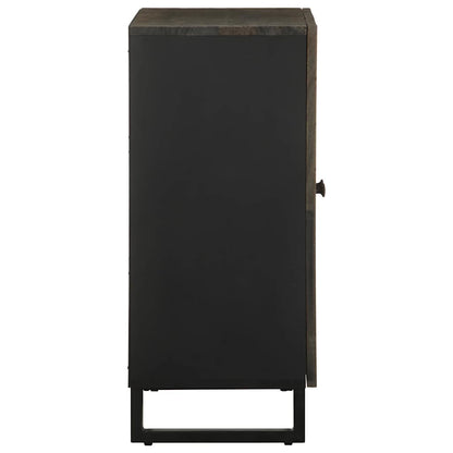 vidaXL Sideboard Black 60x33x75 cm Solid Wood Mango