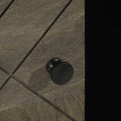 vidaXL Coffee Table Black 100x54x40 cm Solid Wood Mango