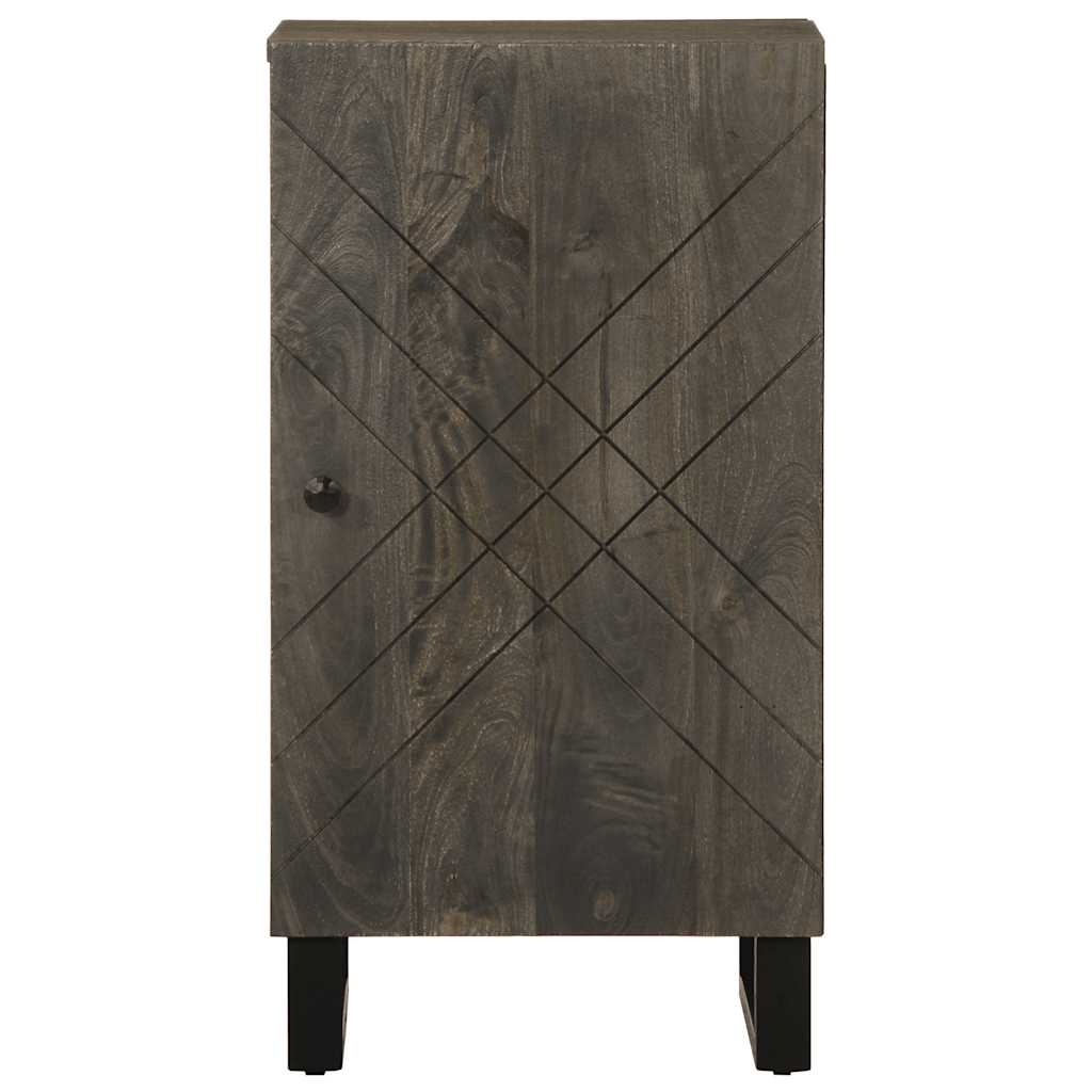 vidaXL Sideboard Black 40x33x75 cm Solid Wood Mango