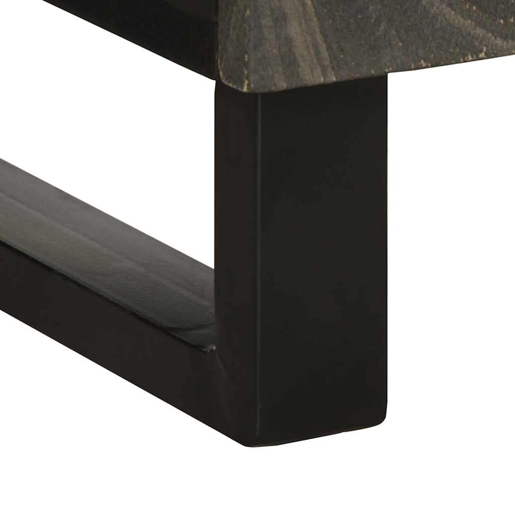 vidaXL Sideboard Black 40x33x75 cm Solid Wood Mango