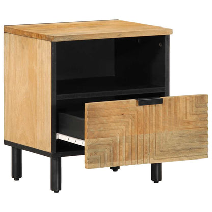 vidaXL Bedside Cabinet Brown 40x33x46 cm Solid Wood Mango