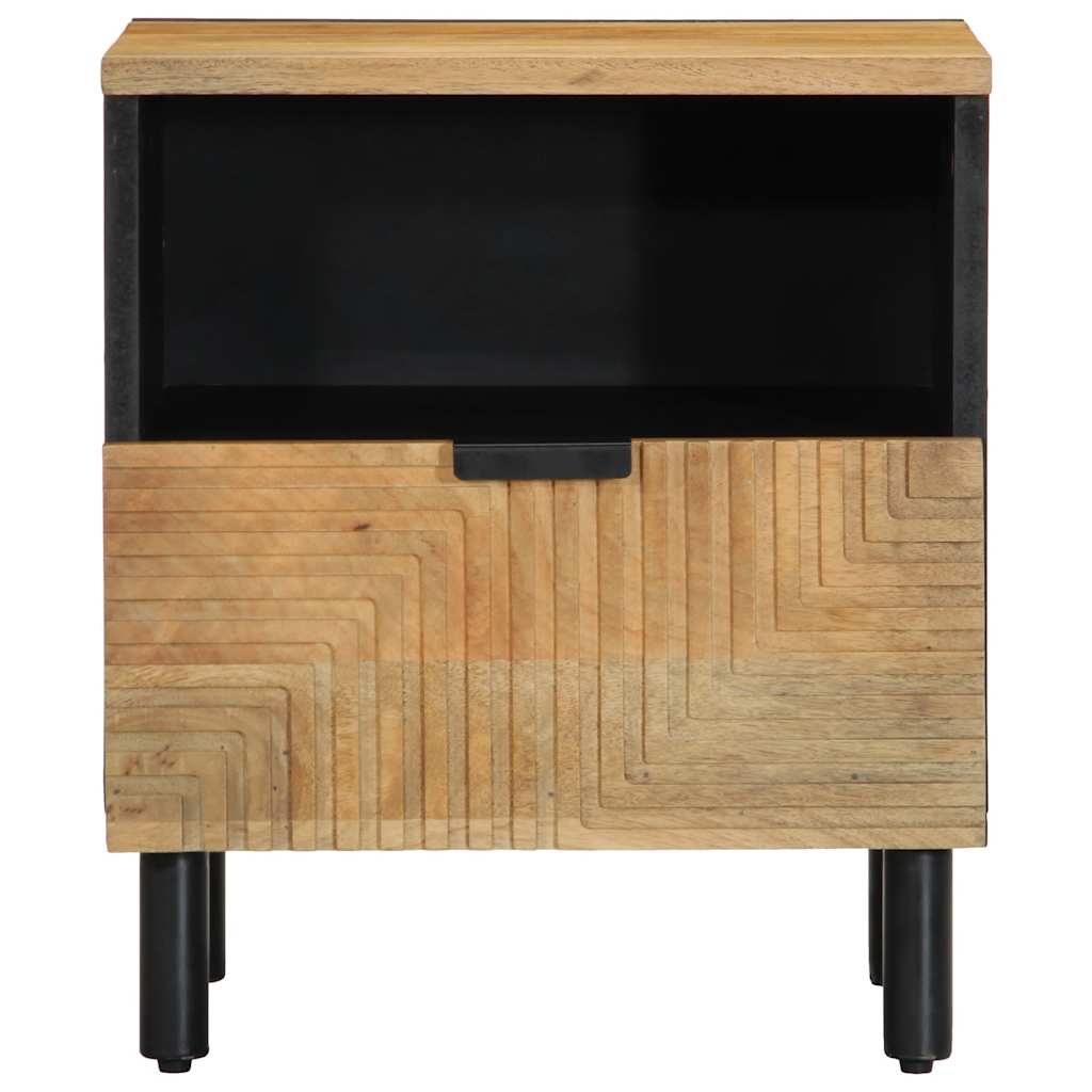 vidaXL Bedside Cabinet Brown 40x33x46 cm Solid Wood Mango