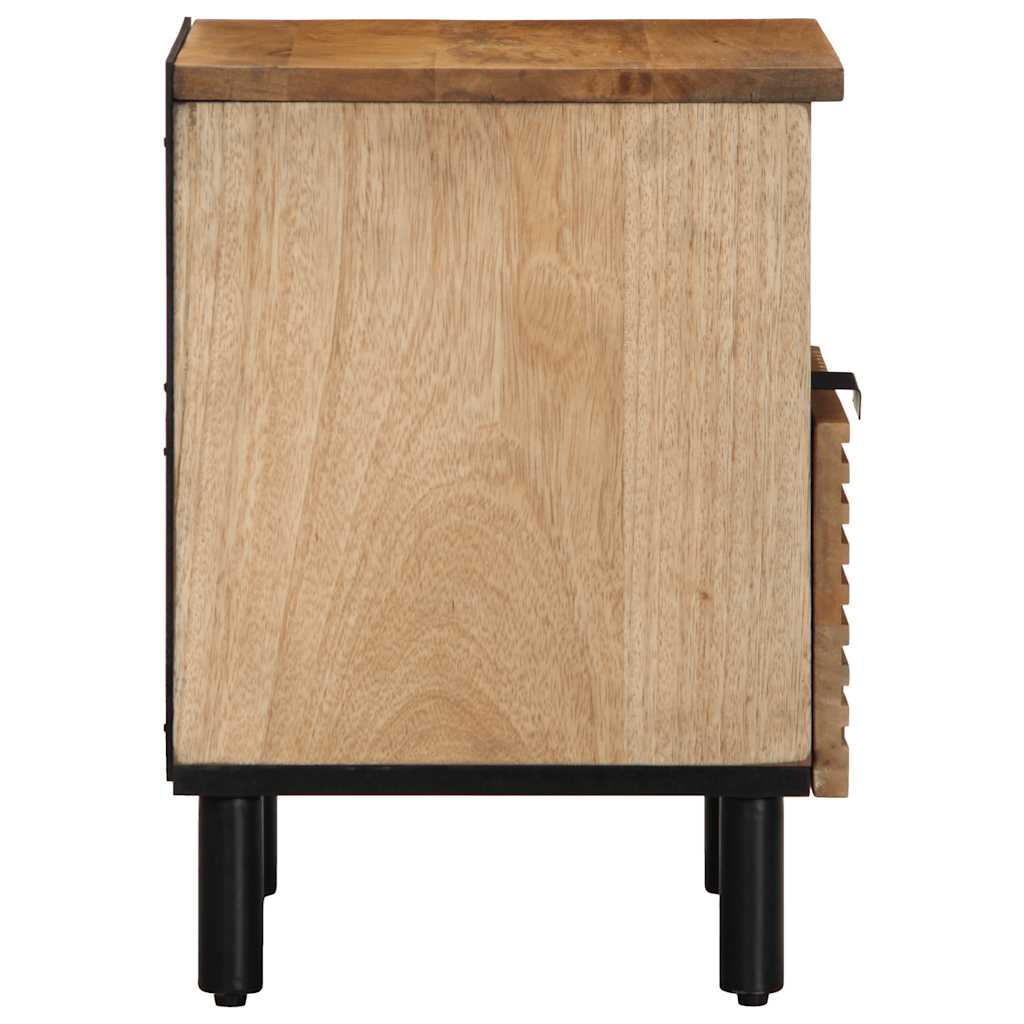 vidaXL Bedside Cabinet Brown 40x33x46 cm Solid Wood Mango