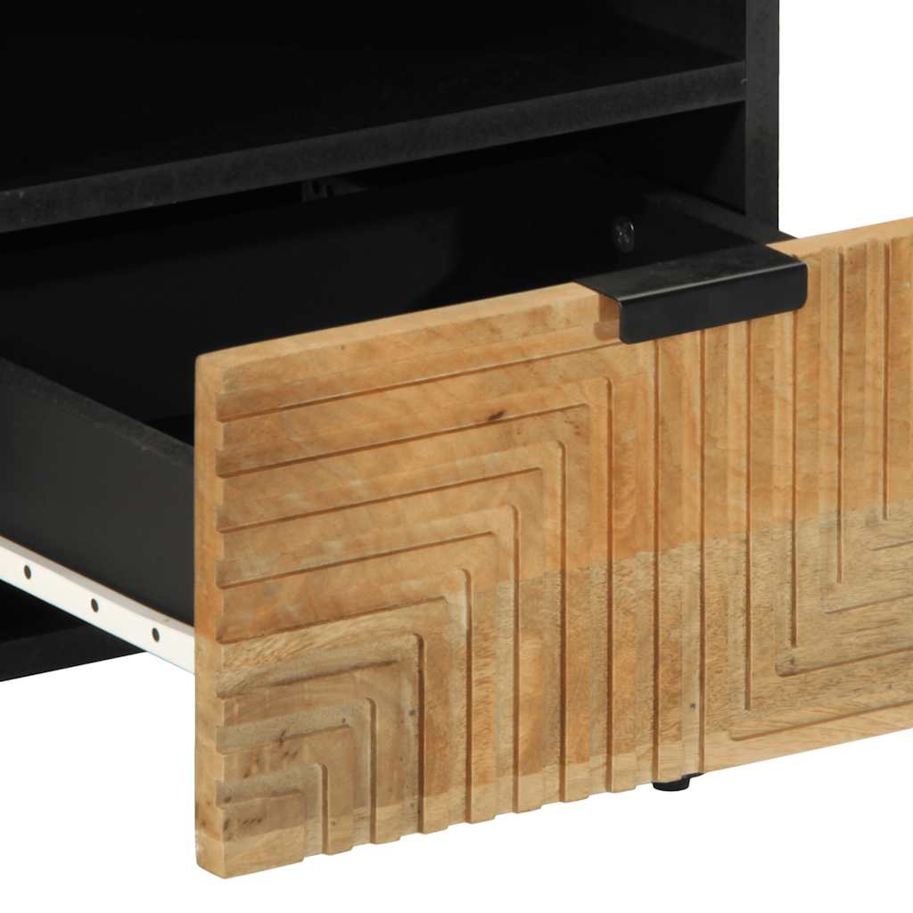 vidaXL Bedside Cabinet Brown 40x33x46 cm Solid Wood Mango