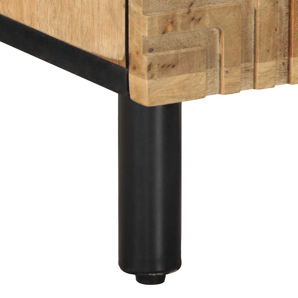 vidaXL Bedside Cabinet Brown 40x33x46 cm Solid Wood Mango