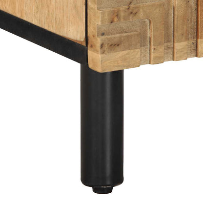 vidaXL Bedside Cabinet Brown 40x33x46 cm Solid Wood Mango