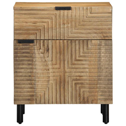 vidaXL Bedside Cabinet Brown 50x33x60 cm Solid Wood Mango