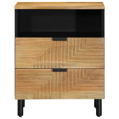 vidaXL Bedside Cabinet Brown 50x33x60 cm Solid Wood Mango